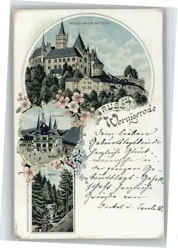 we46491 Wernigerode Harz  x Kategorie. Wernigerode Alte Ansichtskarten