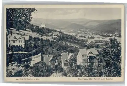 we46495 Wernigerode Harz  x Kategorie. Wernigerode Alte Ansichtskarten