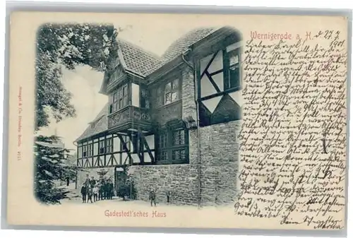 we46502 Wernigerode Harz Gadestedtsches Haus x Kategorie. Wernigerode Alte Ansichtskarten