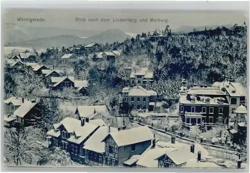 we46534 Wernigerode Harz Lindenberg Marburg x Kategorie. Wernigerode Alte Ansichtskarten