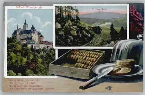 we46541 Wernigerode Harz Brockenbahn * Kategorie. Wernigerode Alte Ansichtskarten