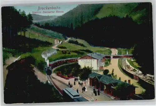 we46604 Wernigerode Harz Brockenbahn Steinerne Renne * Kategorie. Wernigerode Alte Ansichtskarten