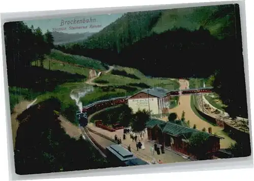 we46605 Wernigerode Harz Brockenbahn Steinerne Renne * Kategorie. Wernigerode Alte Ansichtskarten