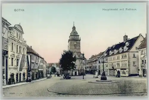 Gotha Thueringen Gotha Rathaus Hauptmarkt * / Gotha /Gotha LKR