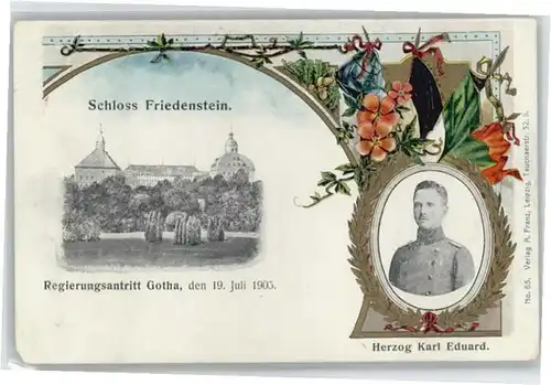 Gotha Thueringen Gotha Herzog Karl Eduard Schloss Friedenstein * / Gotha /Gotha LKR