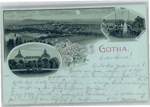 Gotha Thueringen Gotha Schloss Friedenstein x / Gotha /Gotha LKR