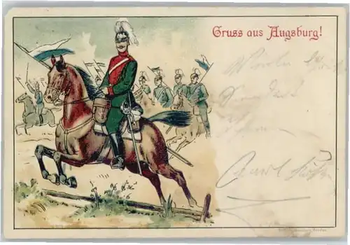 Augsburg Soldat Pferd x