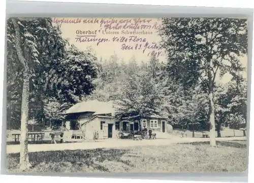 Oberhof Thueringen Unteres Schweizerhaus x