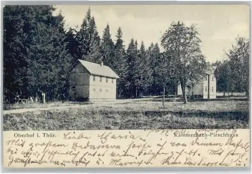 Oberhof Thueringen Kammerbach Pirschhaus x