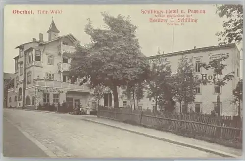 Oberhof Thueringen Oberhof Thueringen Schillings Hotel Pension  * / Oberhof Thueringen /Schmalkalden-Meiningen LKR