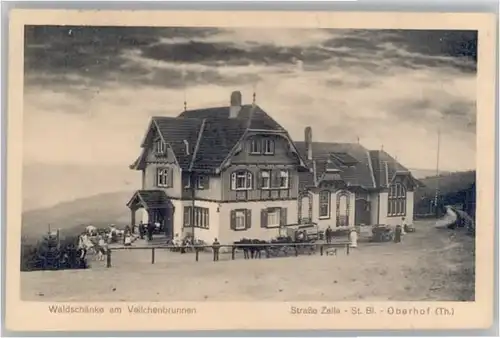 Oberhof Thueringen Waldschaenke am Weilchenbrunnen x