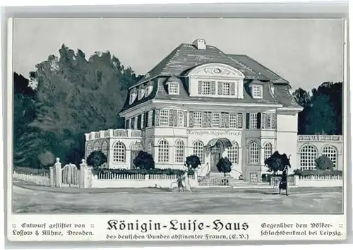 Leipzig Leipzig Koenigin-Luise-Haus Bund abstinenter Frauen * / Leipzig /Leipzig Stadtkreis