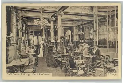 Leipzig Cafe Bauer Emil Hofmann x