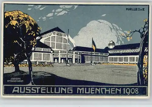 Muenchen Kuenstler Joseph Engelhardt Ausstellung x