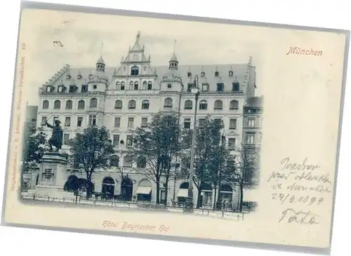 Muenchen Hotel Bayrischer Hof x