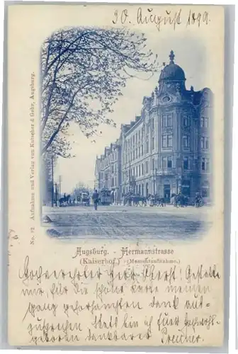 Augsburg Hermannstrasse Kaiserhof x