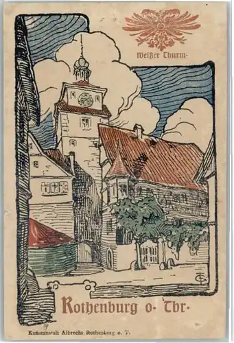 Rothenburg Tauber Weisser Turm x