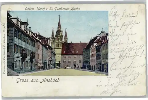 Ansbach Mittelfranken Ansbach St Gumbertus Kirche  x / Ansbach /Ansbach LKR