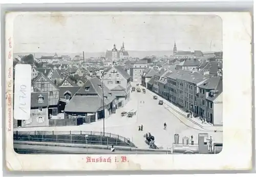 we62381 Ansbach Mittelfranken Ansbach  x Kategorie. Ansbach Alte Ansichtskarten