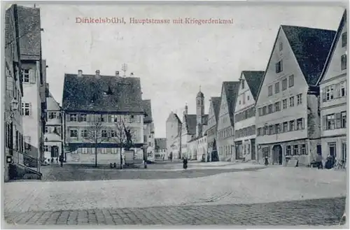 Dinkelsbuehl Hauptstrasse Krieger Denkmal  x
