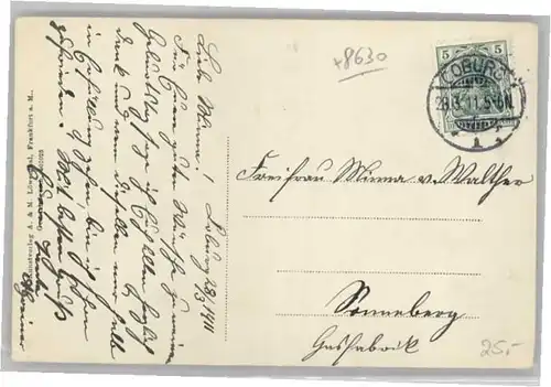 Coburg Festung Stich Rohbock x