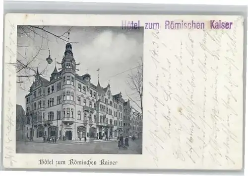 Duesseldorf [Stempelabschlag] Hotel zum Roemischen Kaiser x