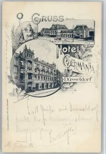 Duesseldorf Duesseldorf Hotel Germania x / Duesseldorf /Duesseldorf Stadtkreis