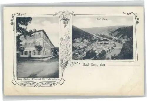 Bad Ems Burg Stein *