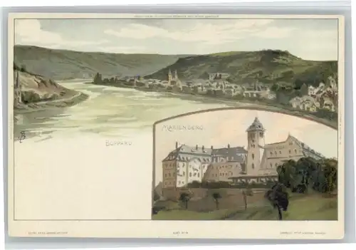 Boppard Marienberg Kuenstler C. Biese *