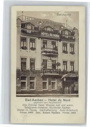Aachen Aachen Hotel du Nord x / Aachen /Aachen LKR