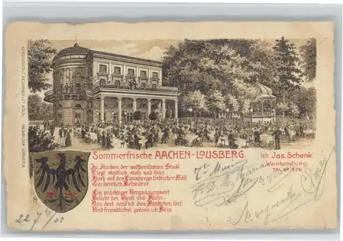 Aachen Lousberg Weinhandlung Gedicht x