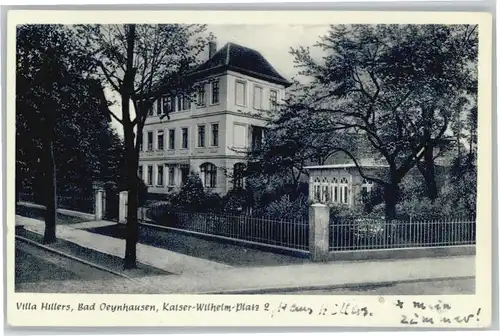 Bad Oeynhausen Bad Oeynhausen Villa Hillers Kaiser-Wilhelm-Platz 2 * / Bad Oeynhausen /Minden-Luebbecke LKR