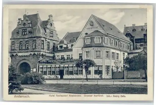 Andernach Hotel Rheinkrone x