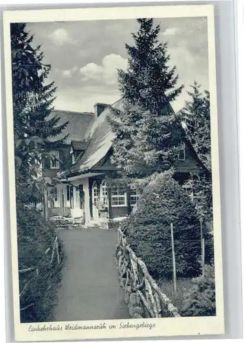 we82026 Koenigswinter Einkehrhaus Weidmannsruh * Kategorie. Koenigswinter Alte Ansichtskarten