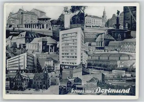 Dortmund Stadttheater Kriegerehrenmal Westfalenhaus Kaiser Wilhelm Institut x