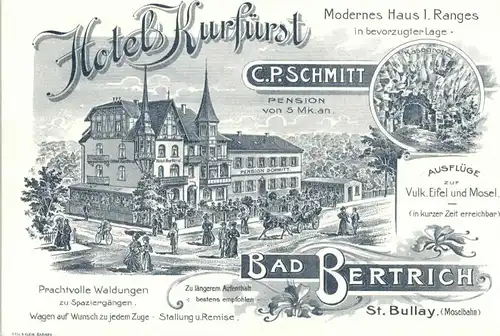 Bad Bertrich Pension Schmitt Hotel Kurfuerst *