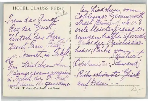 Traben-Trarbach Hotel Clauss Feist *