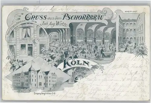 Koeln Rhein Koeln Pschorrbraeu x / Koeln /Koeln Stadtkreis