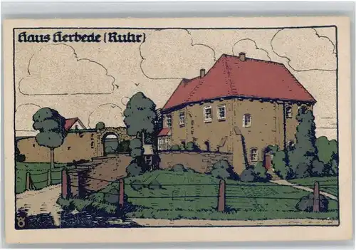 Witten Ruhr Witten  ? Haus Herbede * / Witten Ruhr /Ennepe-Ruhr-Kreis LKR