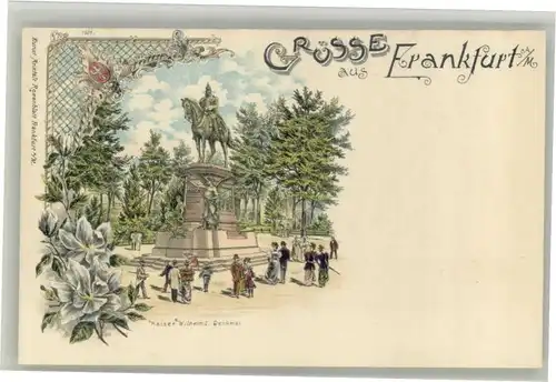 Frankfurt Main Frankfurt Main Kaiser Wilhelm Denkmal  * / Frankfurt am Main /Frankfurt Main Stadtkreis