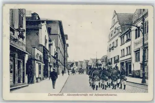 Darmstadt Alexanderstrasse Infanteriekaserne x