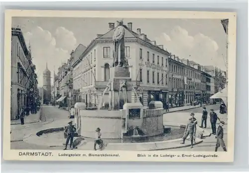 Darmstadt Ludwigsplatz Bismarckdenkmal x