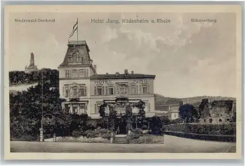 Ruedesheim Hotel Jung Niederwalddenkmal Broemserburg *