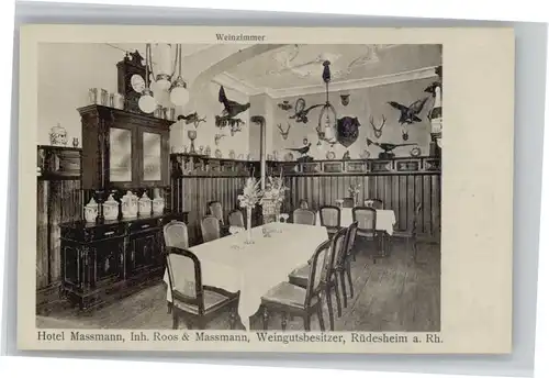 Ruedesheim Hotel Massmann *