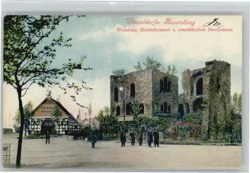 Ruedesheim Weinburg Duesseldorfer Ausstellung x