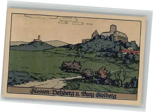 Giessen Lahn Giessen Vetzberg Burg Gleiberg * / Giessen /Giessen LKR