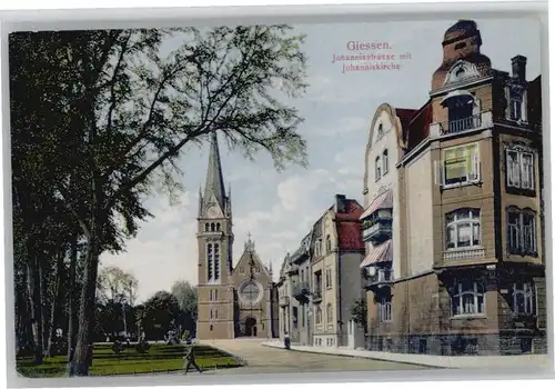 Giessen Lahn Giessen Johannisstrasse Johanniskirche x / Giessen /Giessen LKR