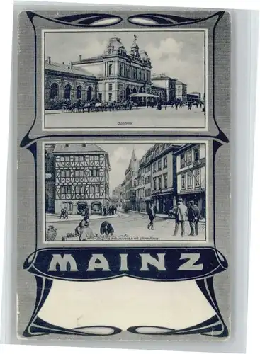 Mainz Rhein Mainz Bahnhof Fischtorstrasse  * / Mainz Rhein /Mainz Stadtkreis