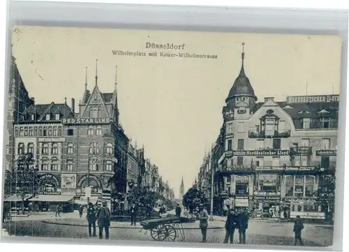 Duesseldorf Wilhelmplatz Kaiser Wilhelmstrasse x