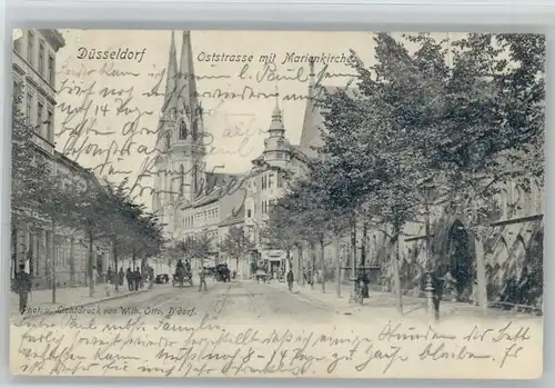 Duesseldorf Duesseldorf Oststrasse Marienkirche x / Duesseldorf /Duesseldorf Stadtkreis